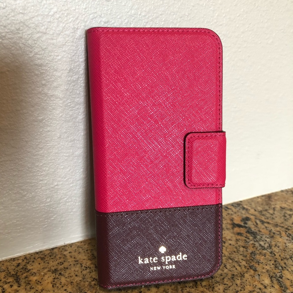 NEW Kate Spade folio iPhone case 6 7 or 8 w/o tags